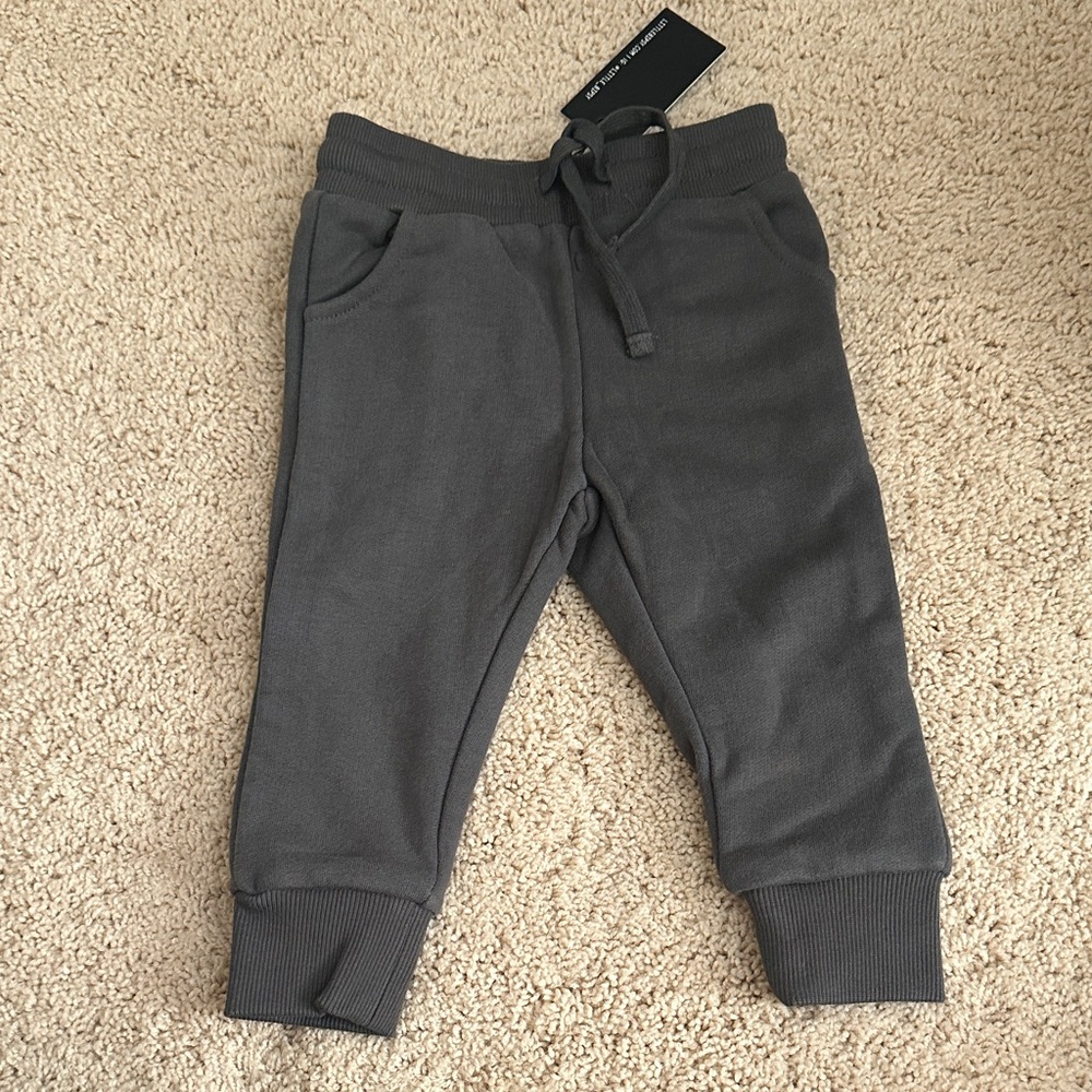 Little Bipsy Charcoal Kids Joggers NWT